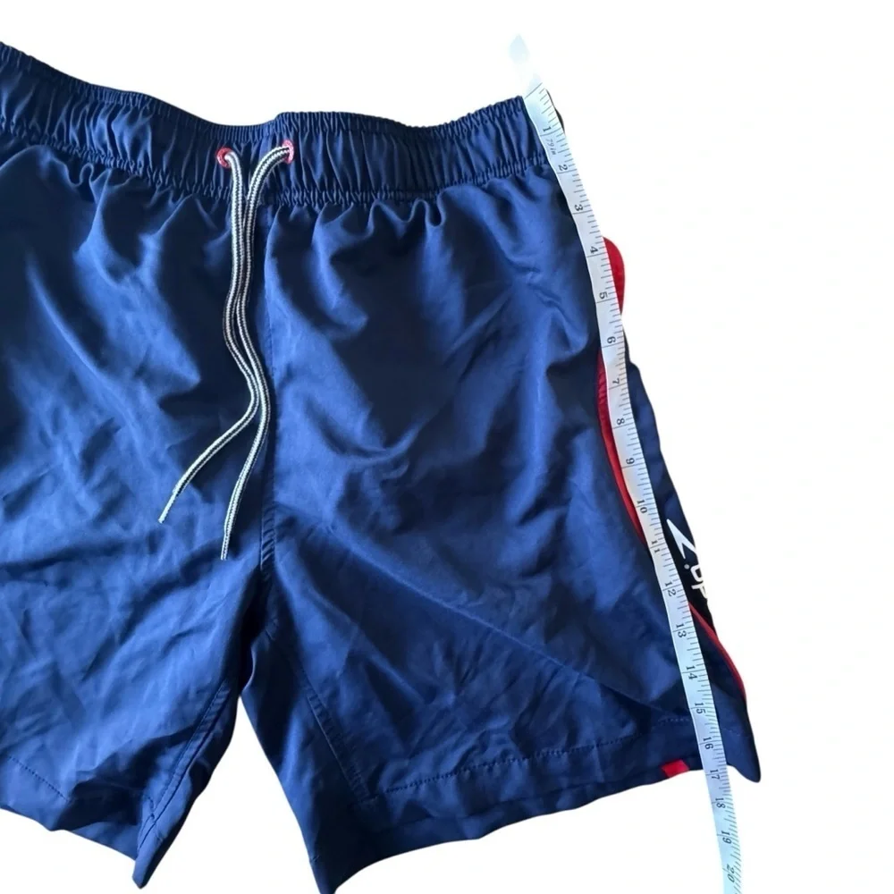 Speedo Mens Blue UPF50+ Comfort Stretch Swim Trunks Size Medium